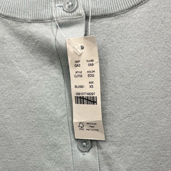 J. Crew New Jackie cardigan in premium ultra-fine cotton Size XS edgewater NEW - Picture 11 of 11